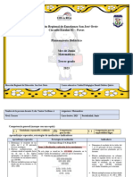 3° Planeamiento - Matemáticas - Junio