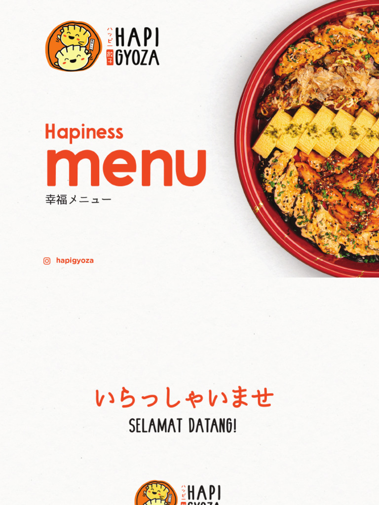Hapi Cafe Drink and Yakitori Menu | PDF