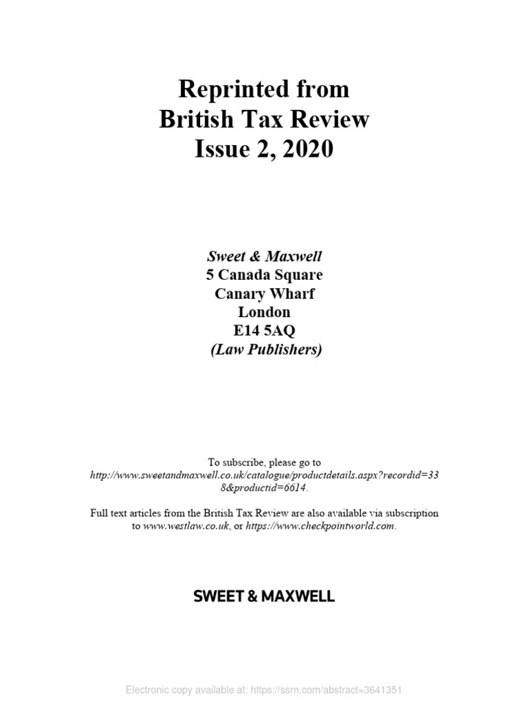 Transfer Pricing and The Arm's Length Principle After BEPS, by R.S ...