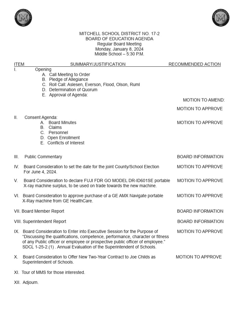 Newark Board Of Education Meeting Schedule