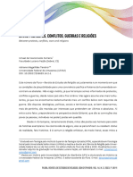 ENTRE PROTESTOS, CONFLITOS, GUERRAS E RELIGIÕES