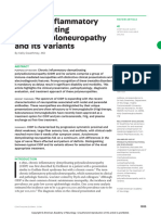 Chronic Inflammatory Demyelinating Polyradiculoneuropathy and Its Variants