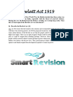 Rowlatt Act 1919 Smartrevision - Com