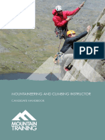 Mountaineering and Climbing Instructor: Candidate Handbook