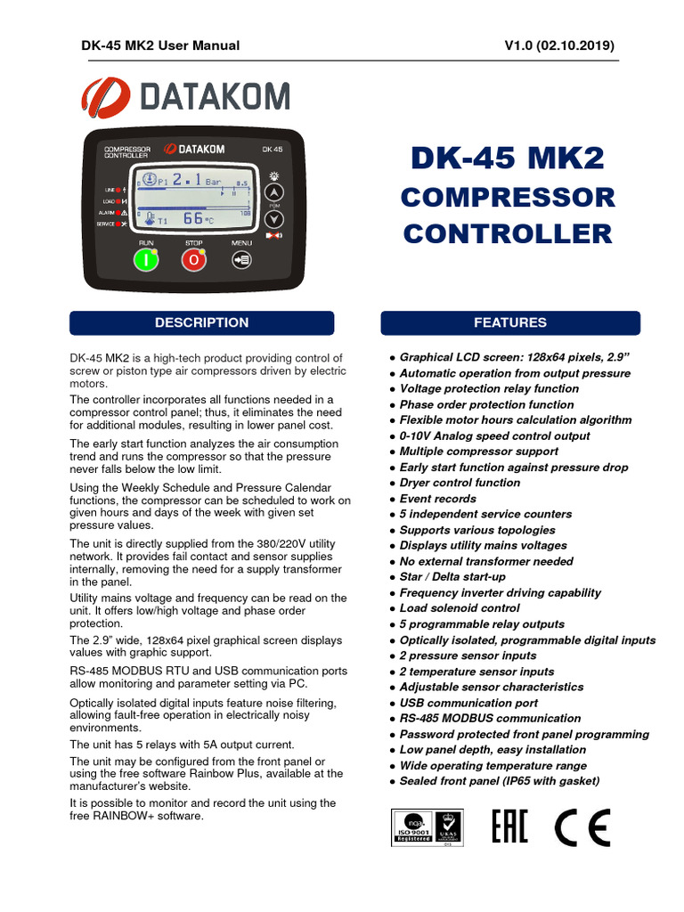 Product Brochure DK-45-MK2 | PDF
