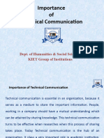 Importance of Technical Communication