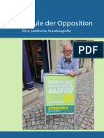 Martin Böttger - Schule Der Opposition - Eine Politische Autobiografie