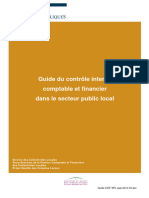 Guide Controle Interne Comptable Et Financier Secteur Public Local