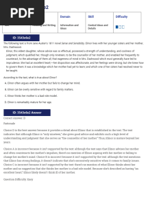 .CB'S BANK - Central Ideas and Details, EASY Answers.