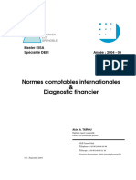 Normes Comptables Internationales Et Diagnostic Financier
