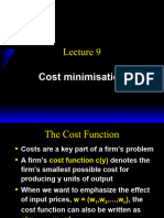 9-Cost Minimisation