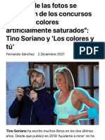 "El 90% de Las Fotos Se Descartan de Los Concursos Por Tener Colores Artificialmente Saturados": Tin