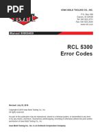 Hiab Crane Fault Codes Overview | PDF | Switch | Sensor