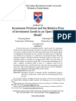 Basu y Thoenissen 2008 Investment Frictions in Open Economies