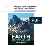 Solution Manual For Earth Portrait of A Planet Sixth Edition Sixth Edition