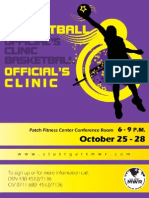 Basketball Official's Clinic