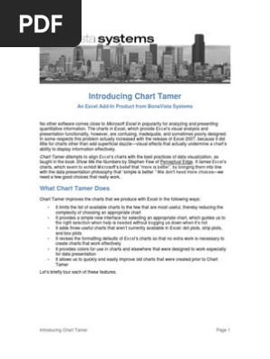 Chart Tamer Introduction