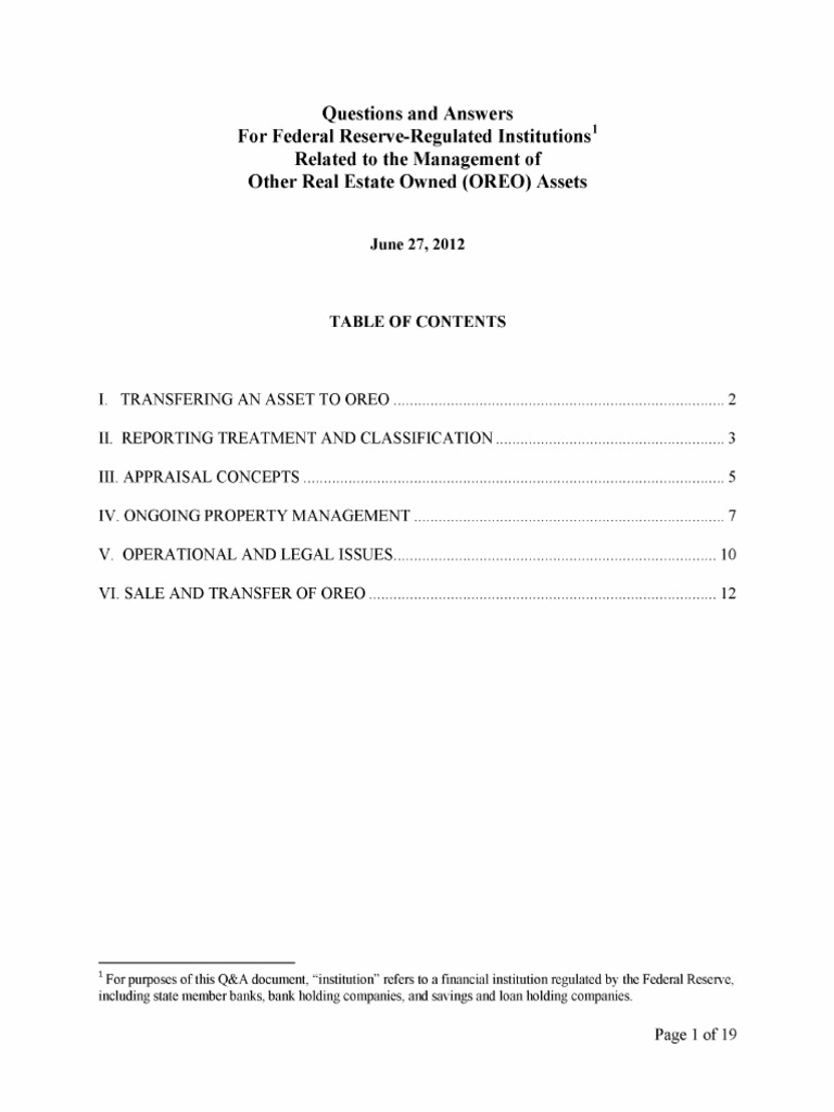Oreo Sale of Usa Prop MGMT Rules Sr1210a1 | PDF