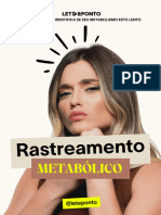 Rastreamento Metabolico Edicao Verao