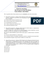 Questões Petrobras - Gases Ideais e Não Ideais (P)