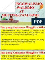 Monolinggwalismo, Billingwalismo