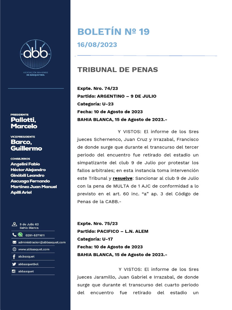 BOLETIN-No 19 | PDF