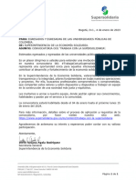 Carta de Invitación de Las Universidades - Trabaja Con La Supersolidaria.