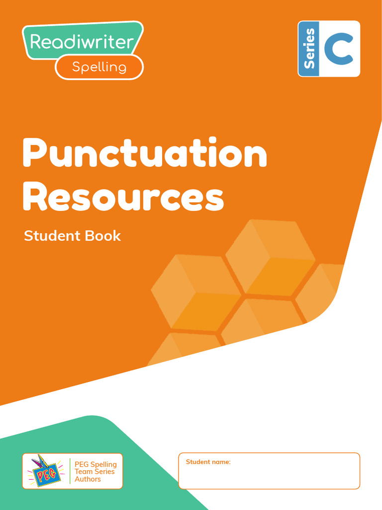 C add punctuation resources a4 pdf