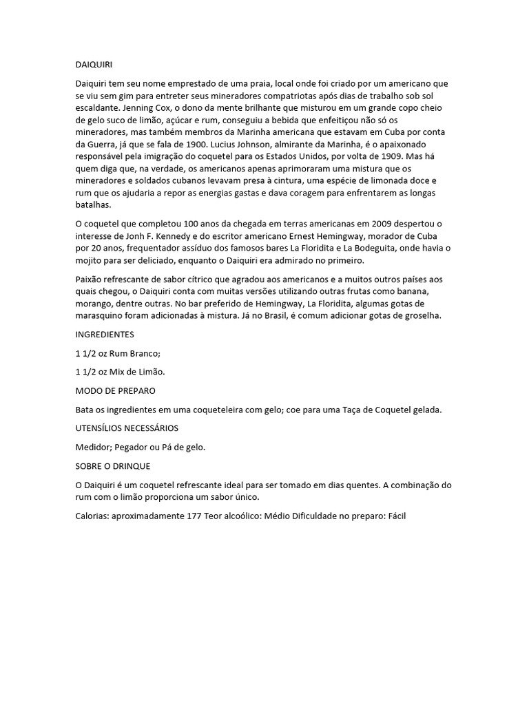 DAIQUIRI PDF