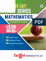 Sample PDF of MHT Cet Maths Test Series Notessample Content