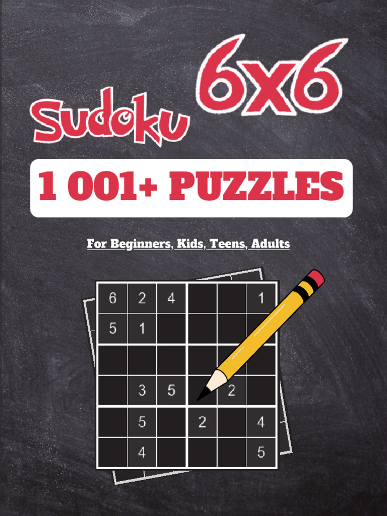 Sudoku Puzzles 6x6 PDF
