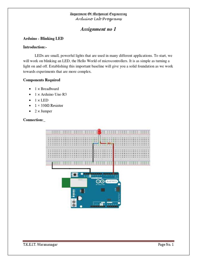 All Lab Programs of Arduino | PDF