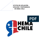 Estatutos de Afiliación HEMA Chile