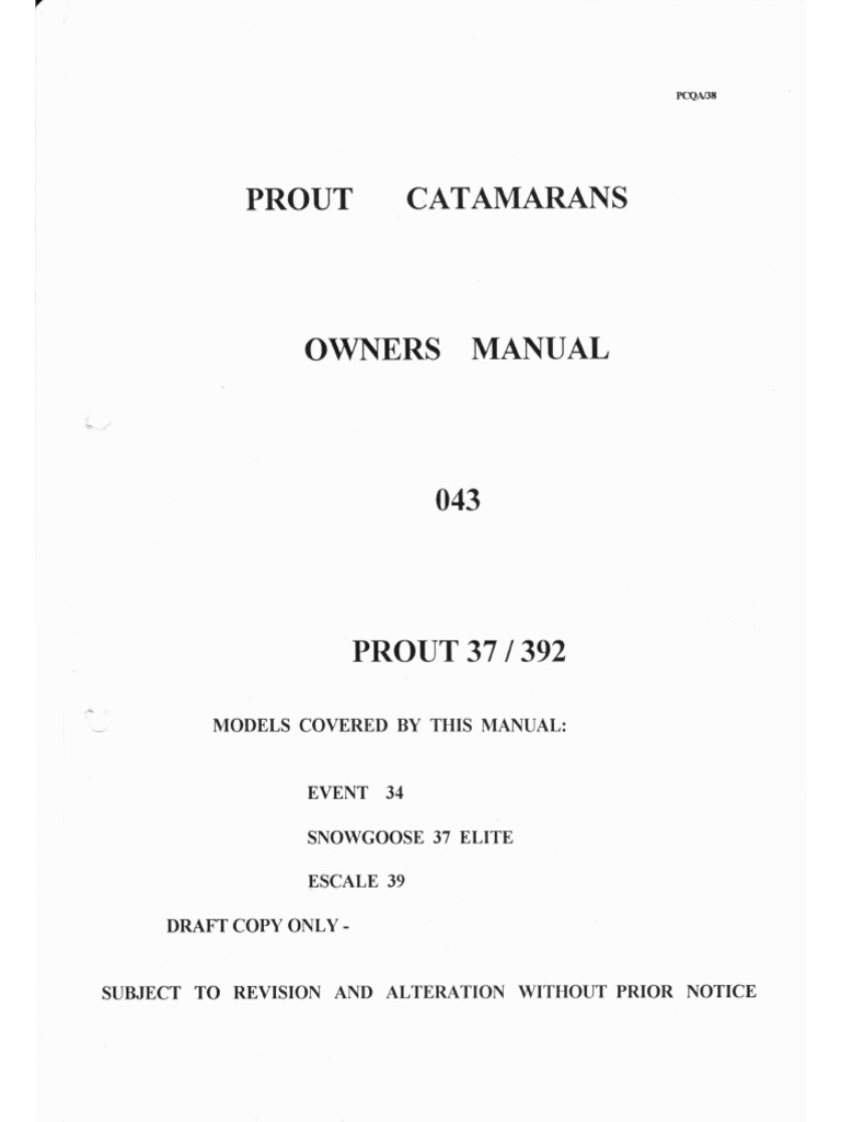 Prout Manual | PDF