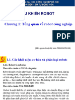 Chương 1- Tổng quan về robot công nghiệp