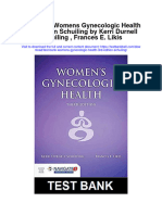 Test Bank Womens Gynecologic Health 3rd Edition Schuiling