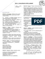 Exercícios - CONCORDÂNCIA VERBAL E NOMINAL - Editado