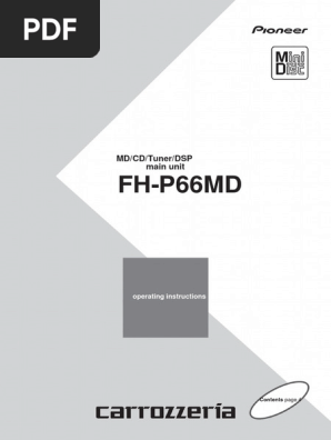 FH-P66MD Operating Instructions | PDF | Compact Disc