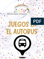 JUEGOS EN EL AUTOBUS - Ministerio Infantil Arcoíris