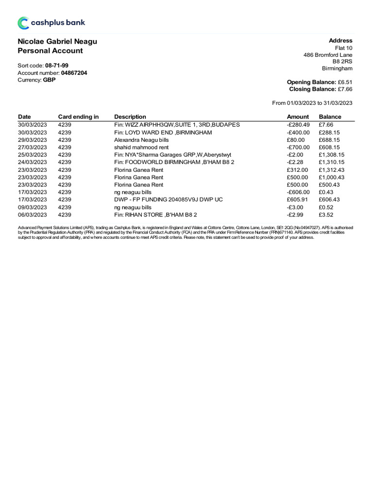 Transactions 032023 | PDF