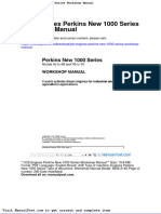 JCB Engines Perkins New 1000 Series Workshop Manual