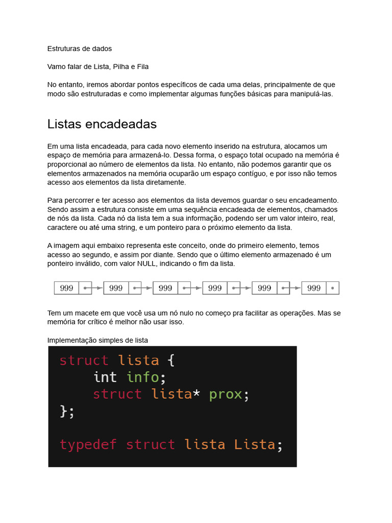 Estruturas de Dados | PDF