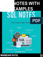 SQL Notes