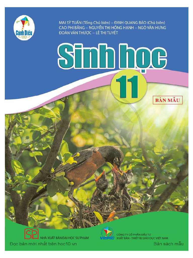 SGK Sinh Hoc 11 Canh Dieu | PDF