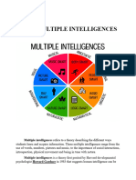The 8 Multiple Intelligences