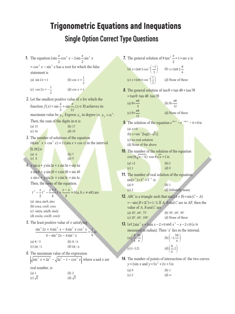Te Practice Sheet | PDF