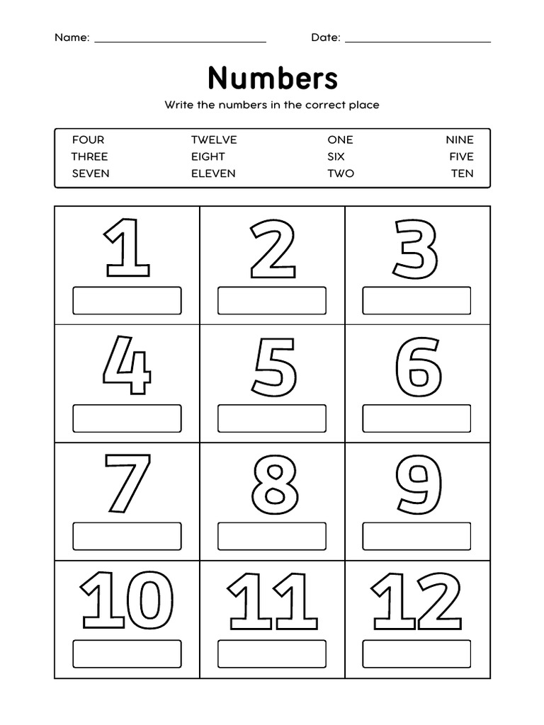 Monochromatic Numbers Vocabulary Worksheet | PDF