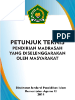 Juknis Pendirian Madrasah Oleh Masyarakat