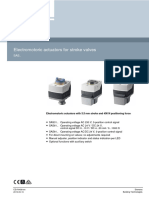 Siemens - Electromotoric Actuators SAS 31xx-61xx-81xx - Technical Data Sheet en