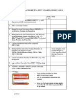 Checklist Hantaran KK Ke MPM